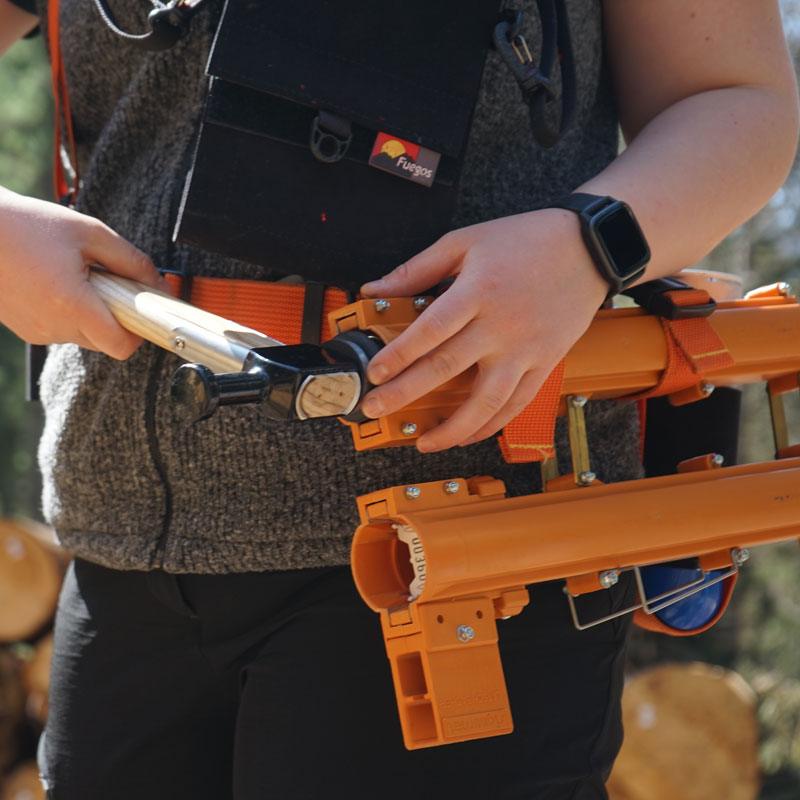 Förster-Multifunktionsgurt mit Grödel AustriAlpin Grödel und Magazinhalterung für Werkzeuge