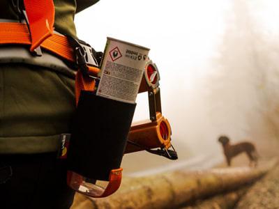 Sprühdosenhalterung_Förster_Forstgürtel_Fuego_s Sprühdosenhalterung Forst Fuegos Forstgürtel