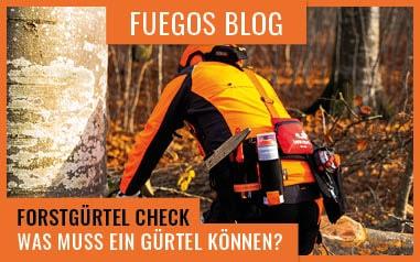 Ergonomische Förstergürtel made by Fuegos