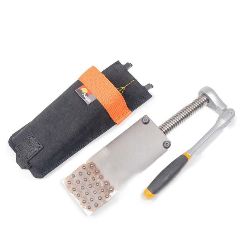 Mechanische Fällkeil Tasche von Fuegos mit TR24 Keil und Spindelwerkzeug.