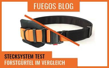 Forstgürtel Vergleich | Stecksysteme Kurztest
