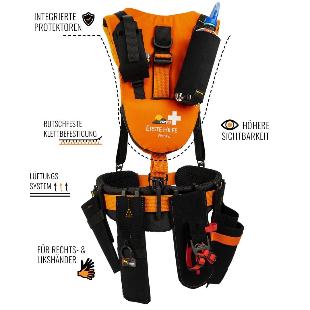 Pro Forstgürtel Set Armadillo-S4+ mit Protektoren Fuegos