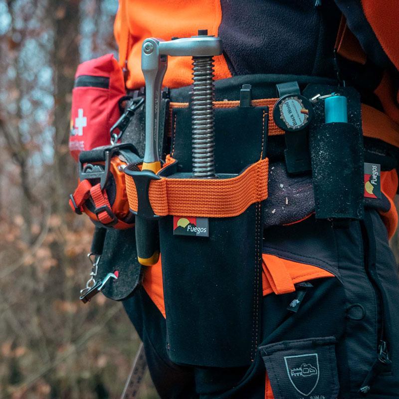 Spindelkeiltasche-Pro für Mechanischenkeil mit Ratsche aus der Nähe